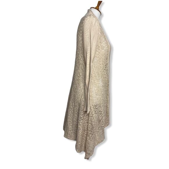 Umgee Cream Long Cardigan - Picture 3 of 6